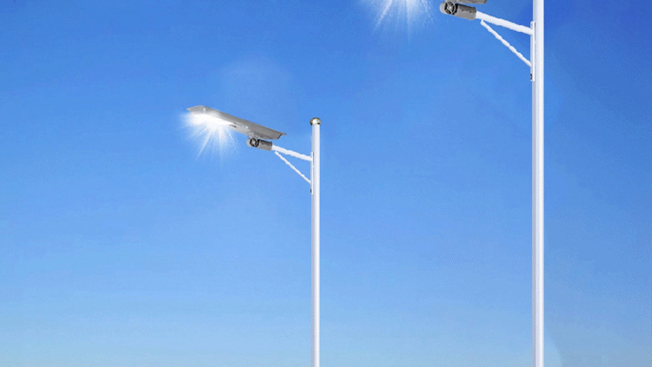 Solar Street Light Outdoor 50w With 60mm Angle Adjustable Spigot 5000k For Streetjpg (1) 副本