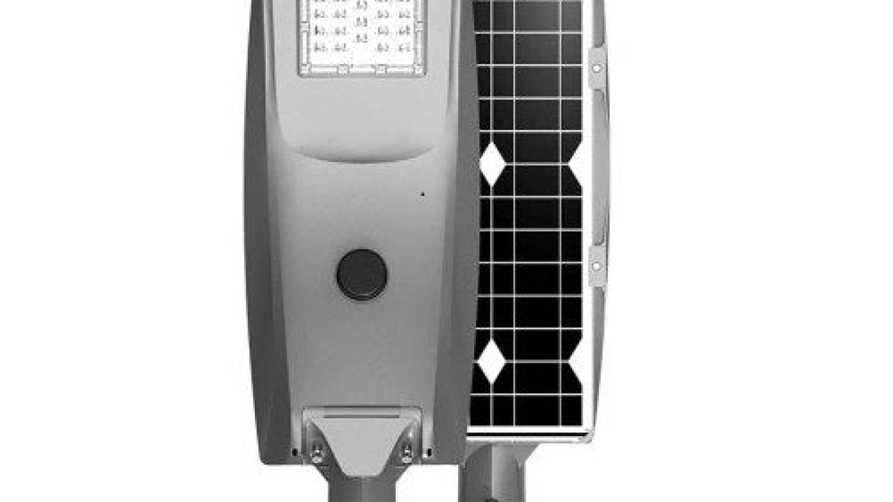 50w Solar Street Lights Outdoor Lighting 5000k 5000 Lm With 60mm Dia Spigot For Sidewalk Lighting (1)