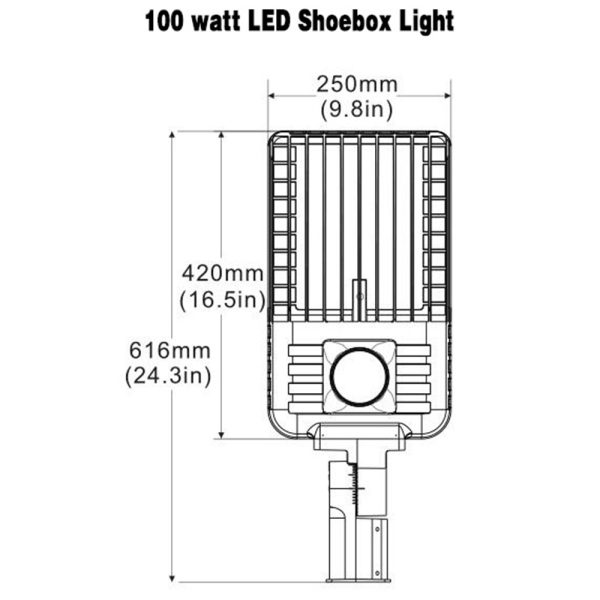 200watts Led Shoebox Street Light 5000k 26000lm 6.jpg